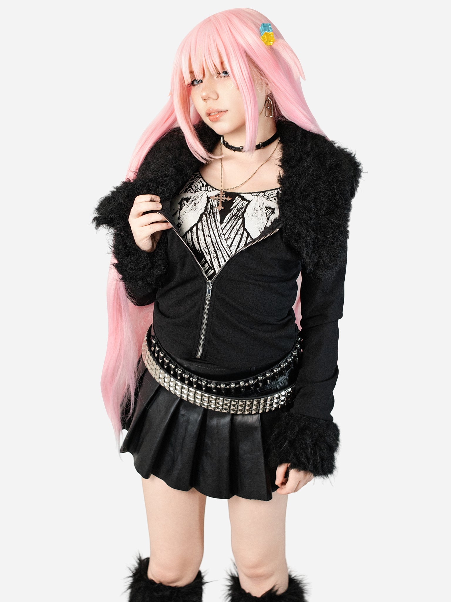Y2K Fur Jacket