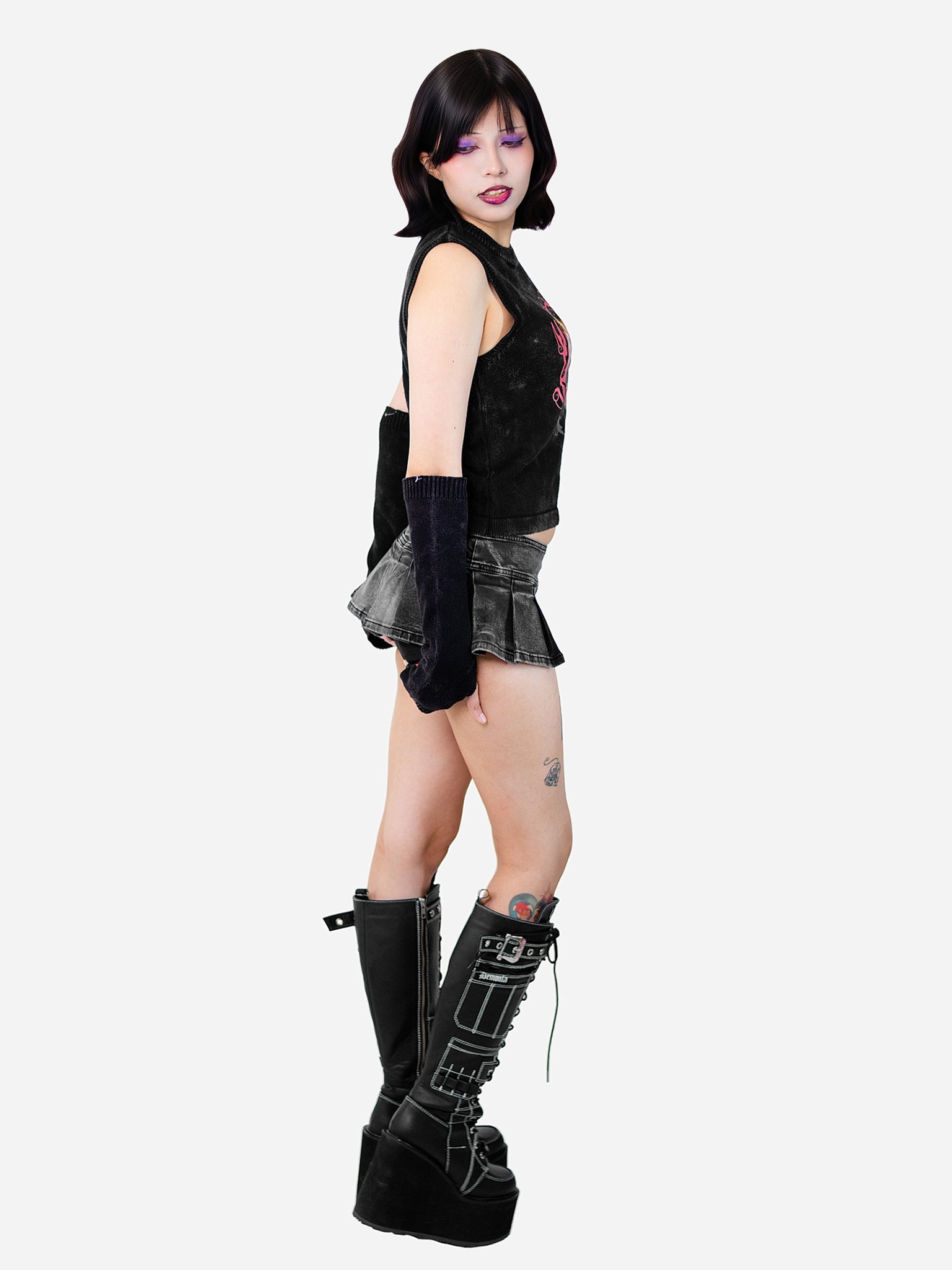 Explosive Art Top And Arm Warmers Set