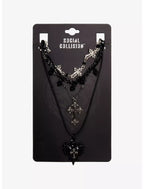 Social Collision Gothic Cross Necklace Set