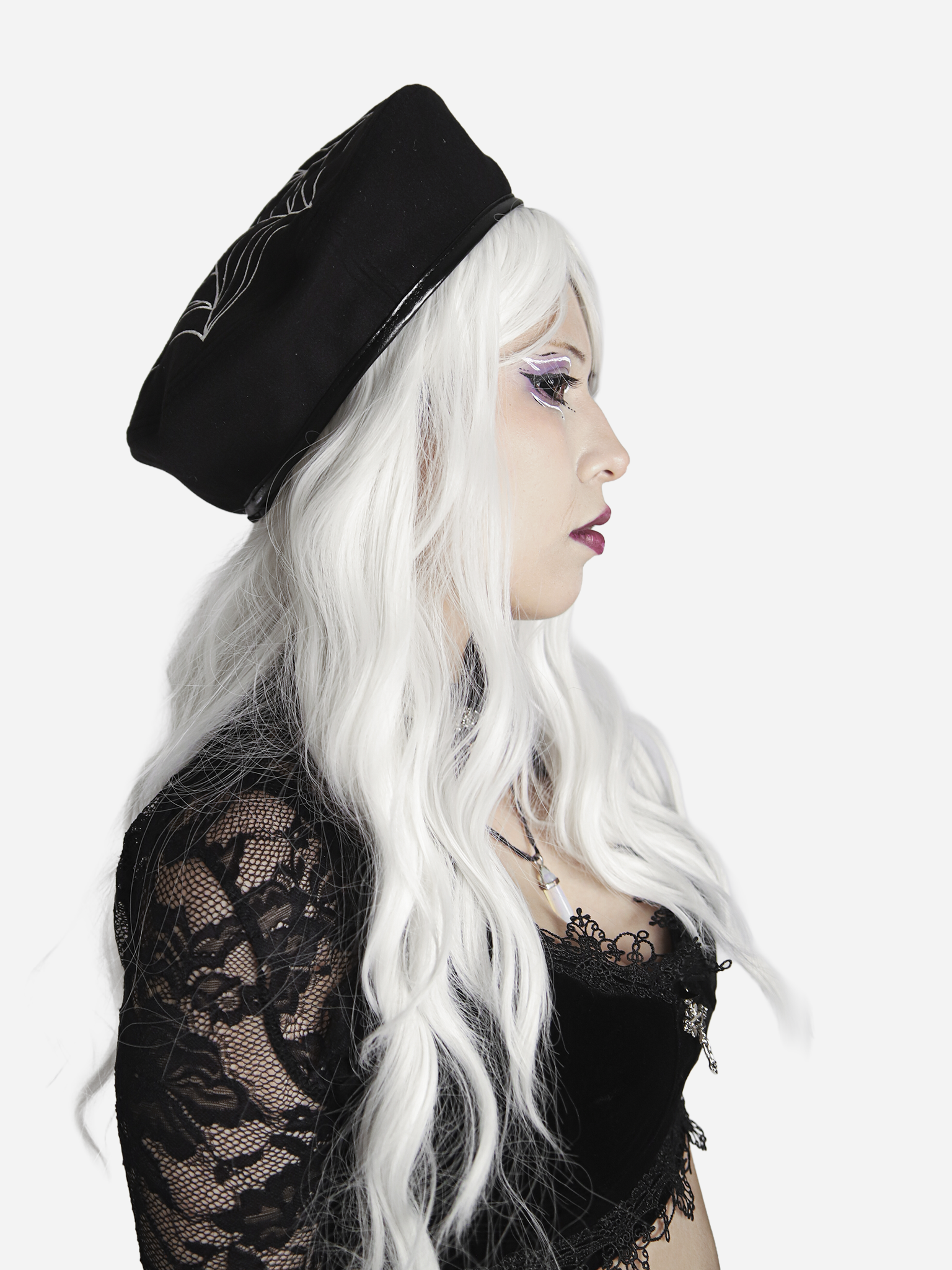 Black Widow Beret Hat