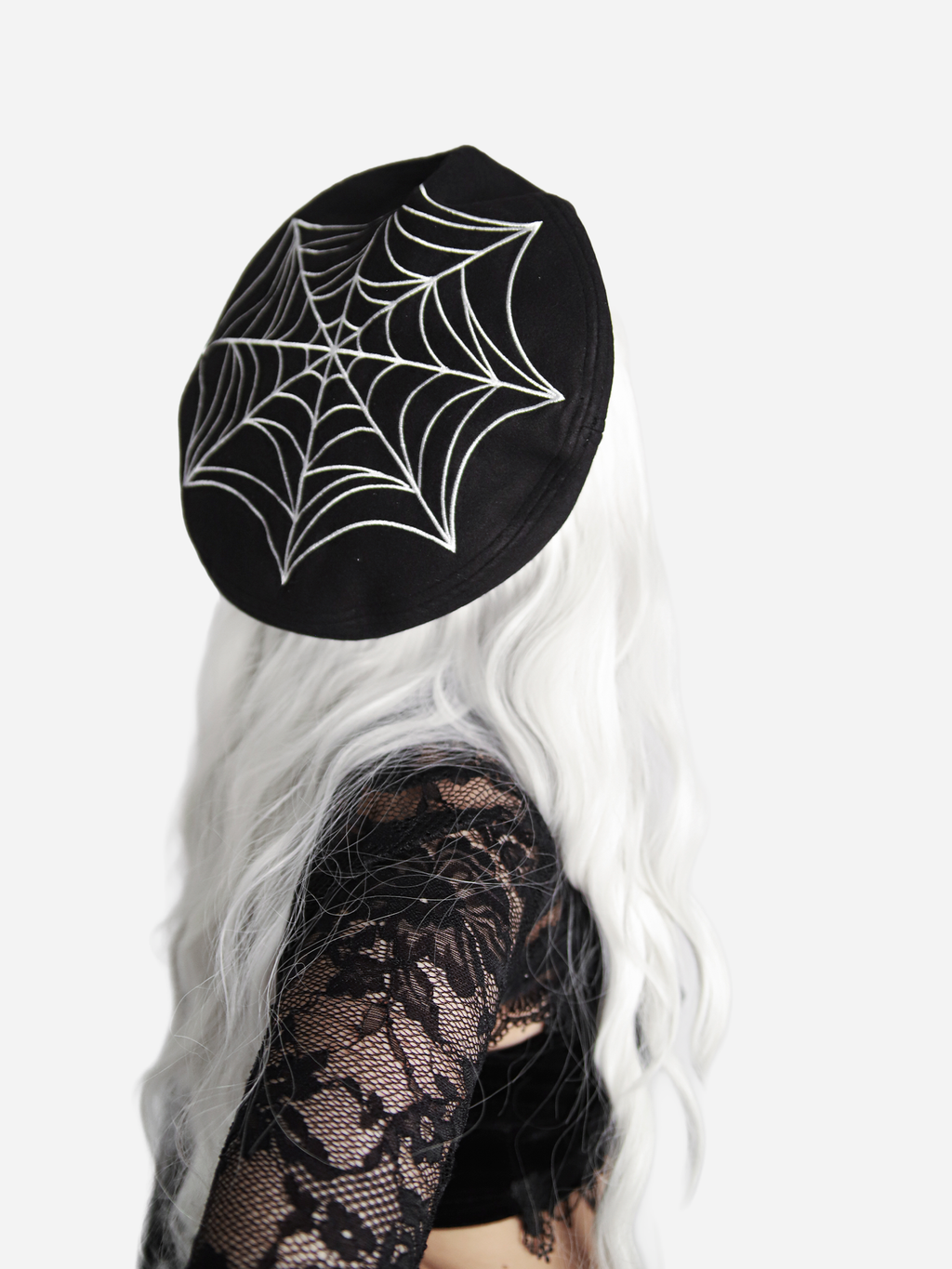 Black Widow Beret Hat