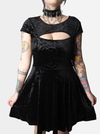 Blasphemia Keyhole Skater Dress - Killstar