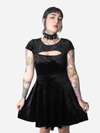 Blasphemia Keyhole Skater Dress - Killstar
