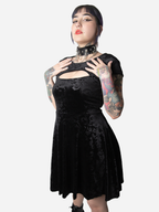 Blasphemia Keyhole Skater Dress - Killstar