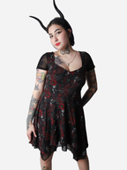Crimson Decay Mini Dress - Killstar
