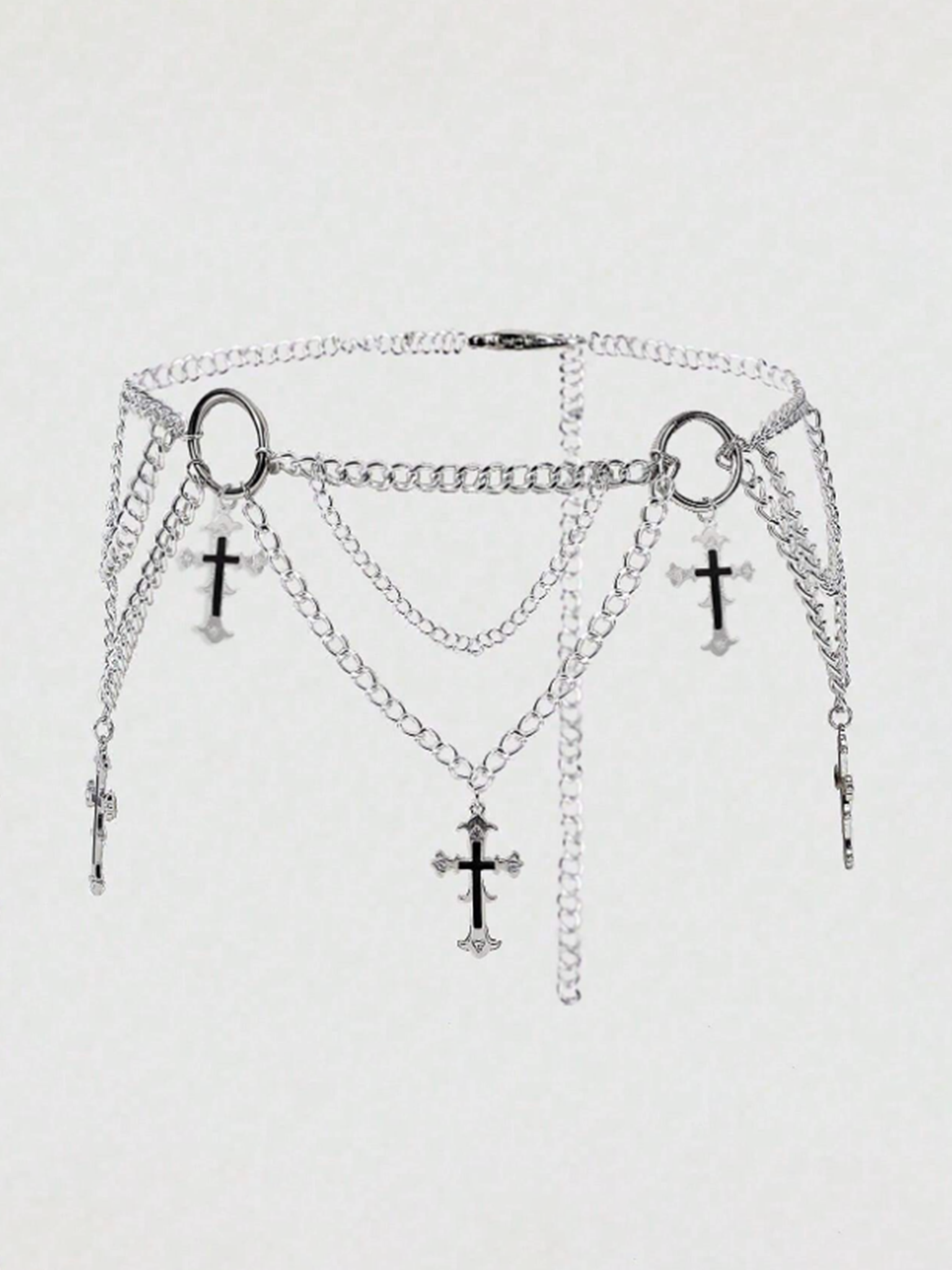 Crucifix Chain Belt