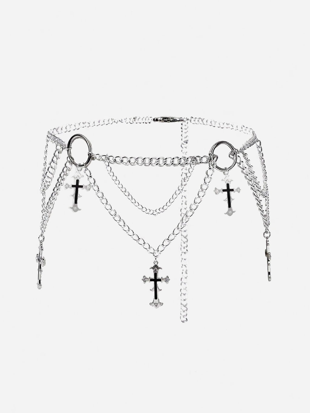 Crucifix Chain Belt