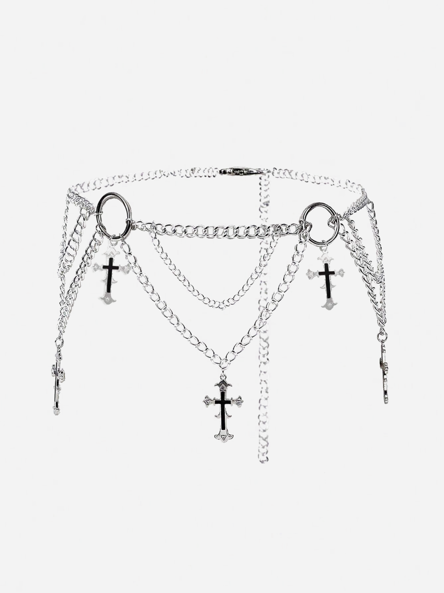 Crucifix Chain Belt