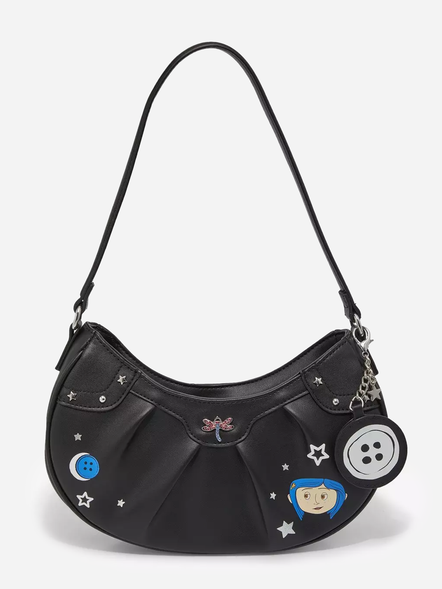 Coraline Key Chain Glow-In-The-Dark Shoulder Bag
