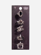 Cosmic Aura Gothic Witch Ring Set