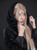 Dark Soiree Velvet Cardigan