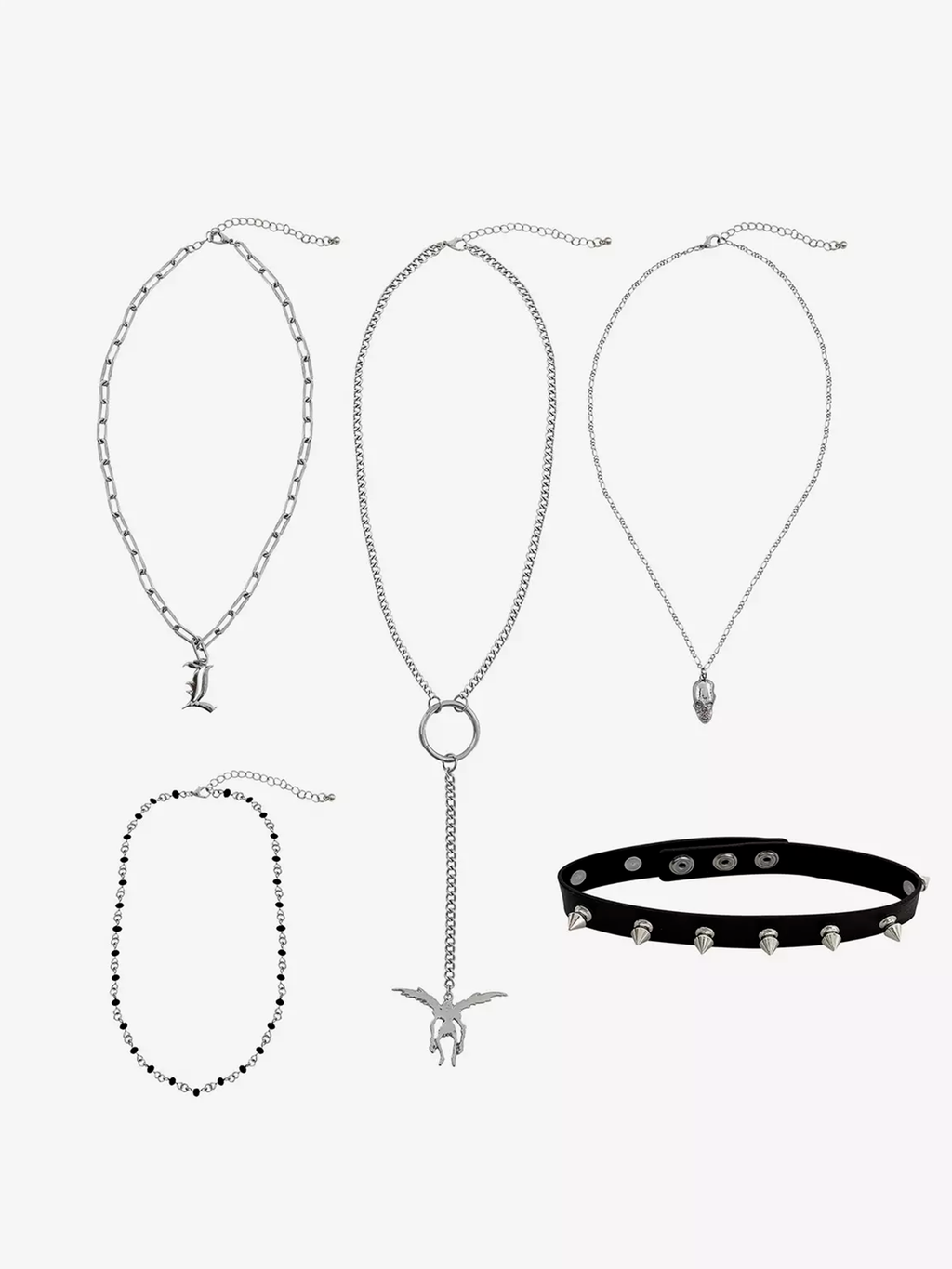Death Note Icon Necklace Set