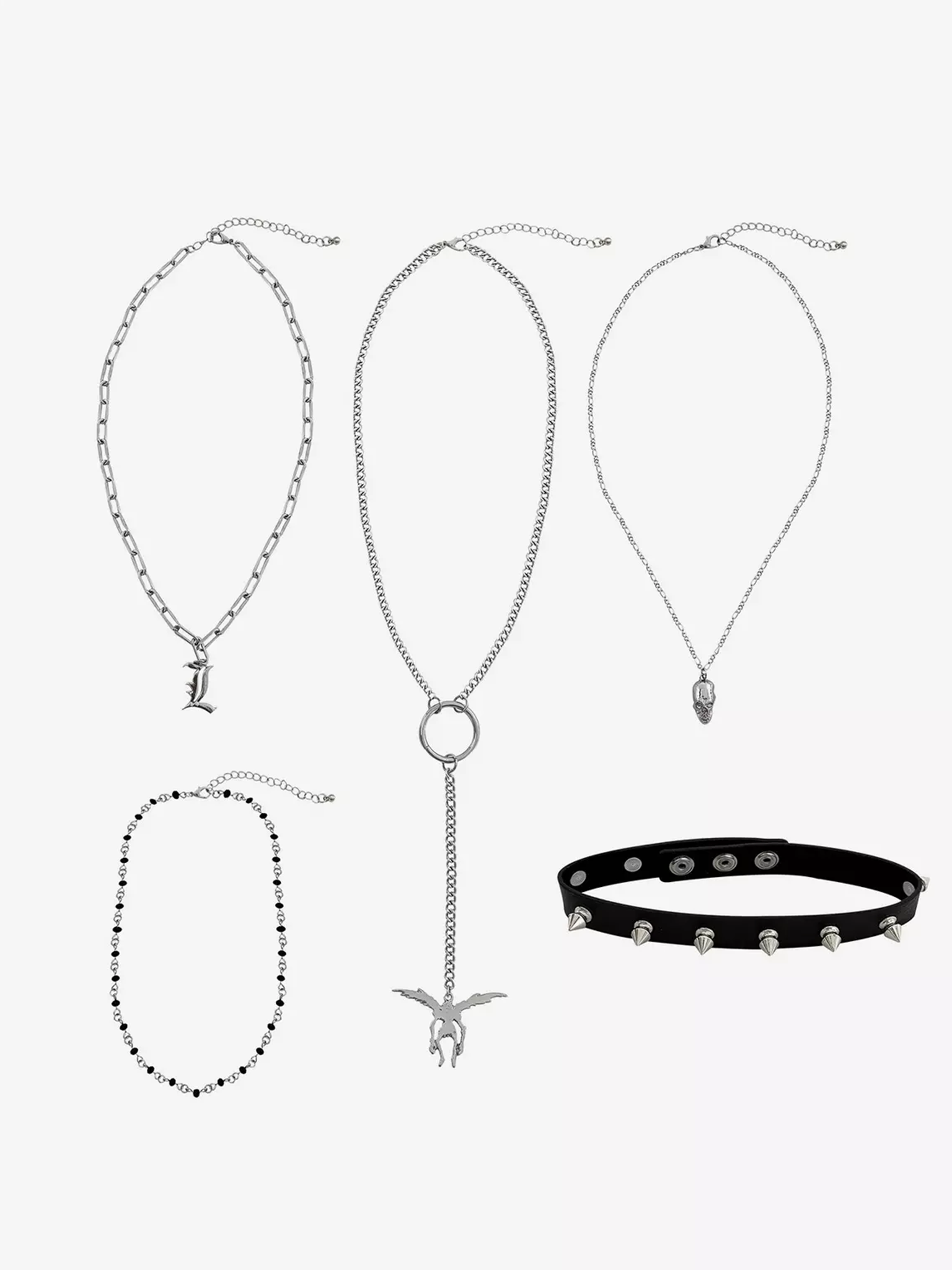 Death Note Icon Necklace Set
