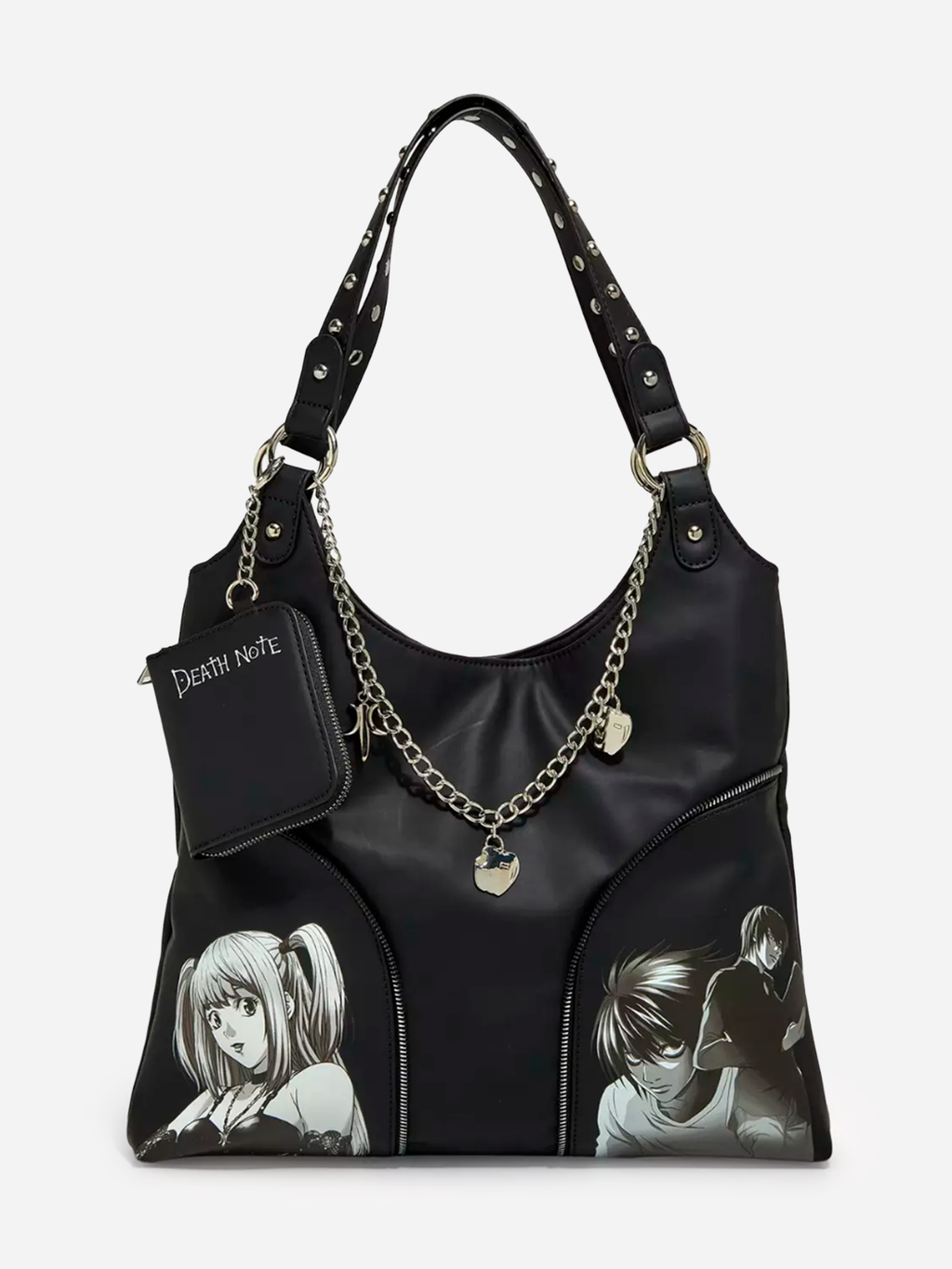 Death Note Slouchy Shoulder Bag With Coin Purse