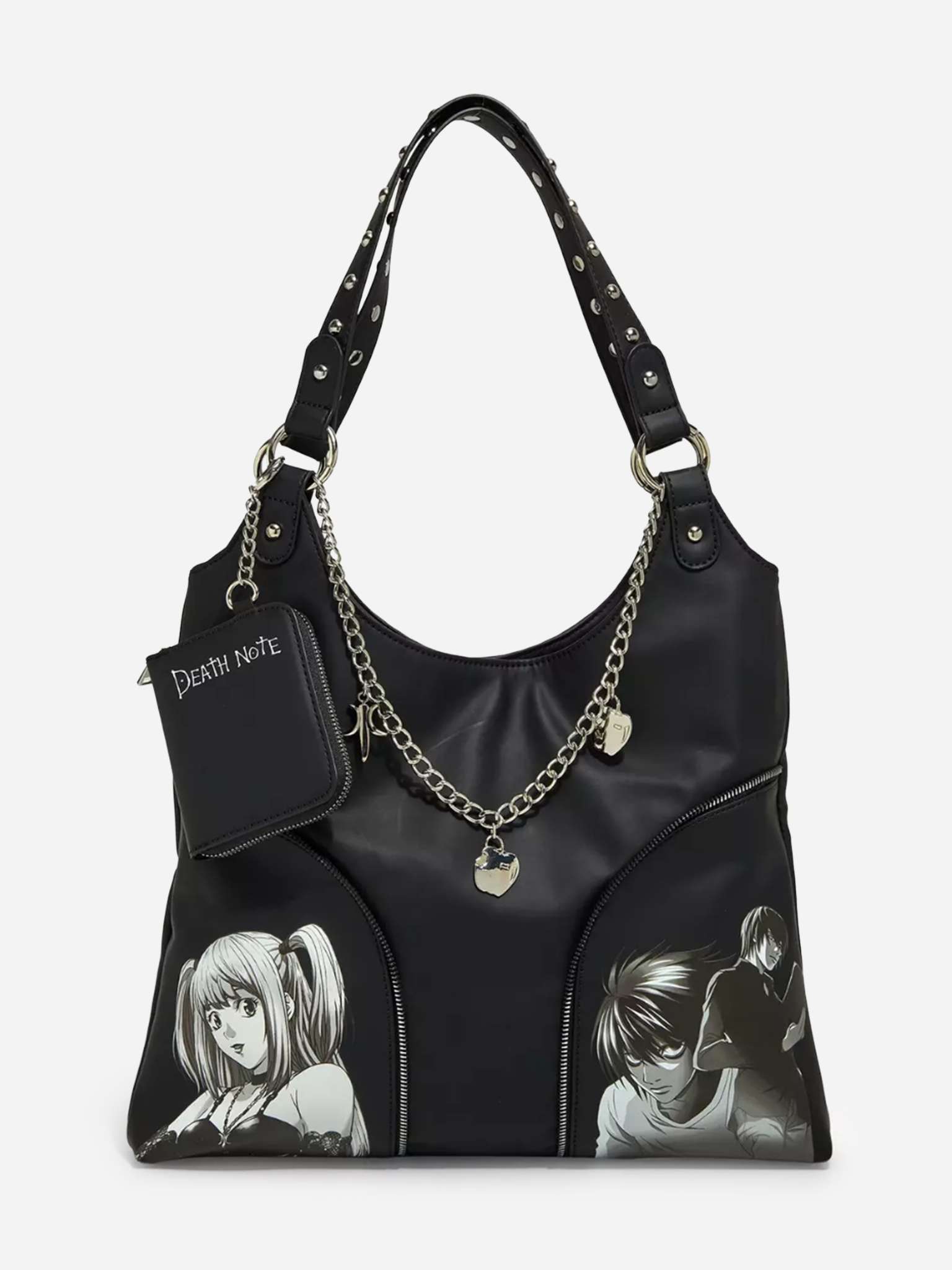 Death Note Slouchy Shoulder Bag With Coin Purse
