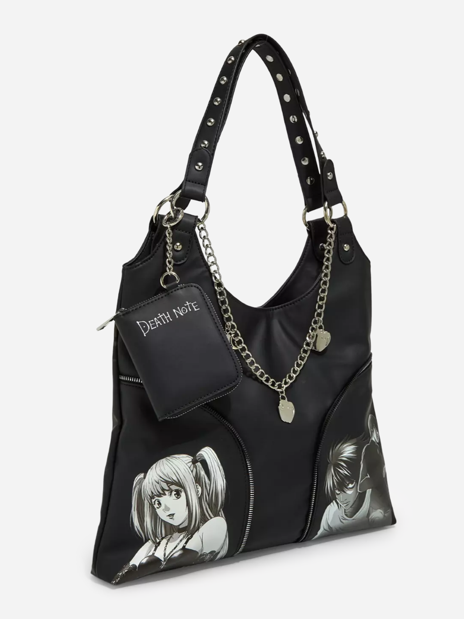 Death Note Slouchy Shoulder Bag With Coin Purse