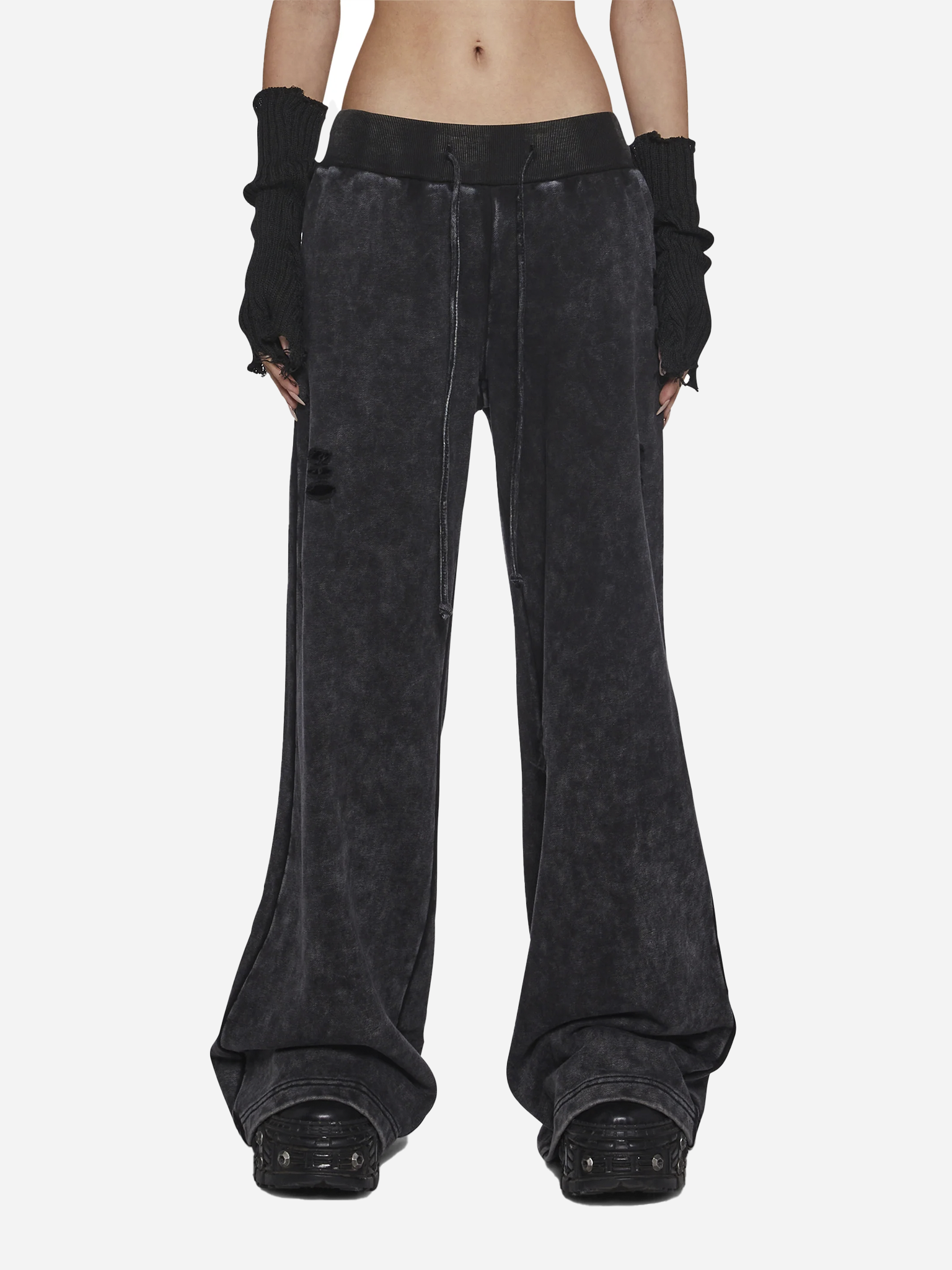 Death Rock Wings Wide Leg Sweatpants