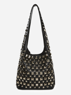 Drama First Studded Tote Bag