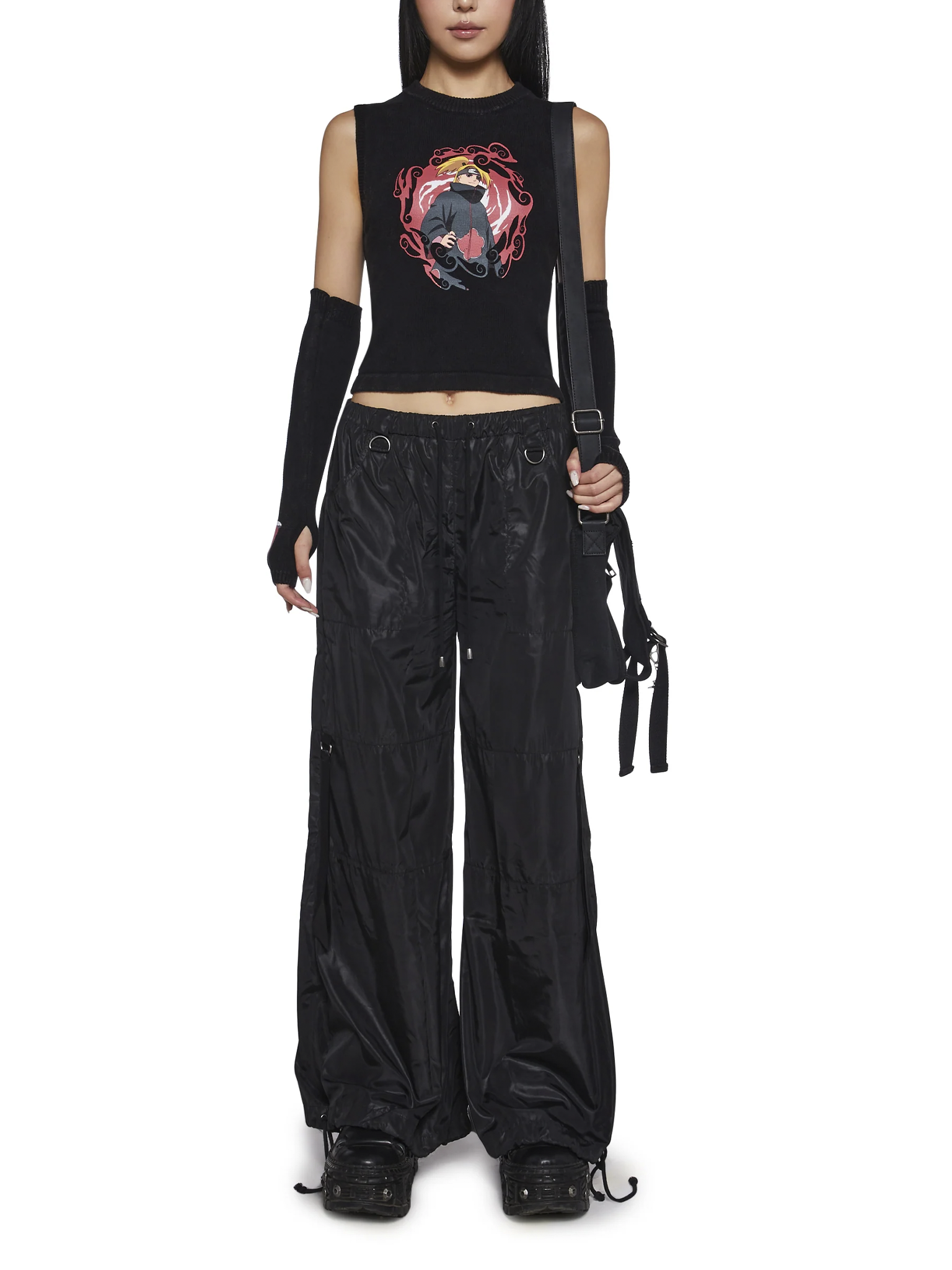 Explosive Art Top And Arm Warmers Set