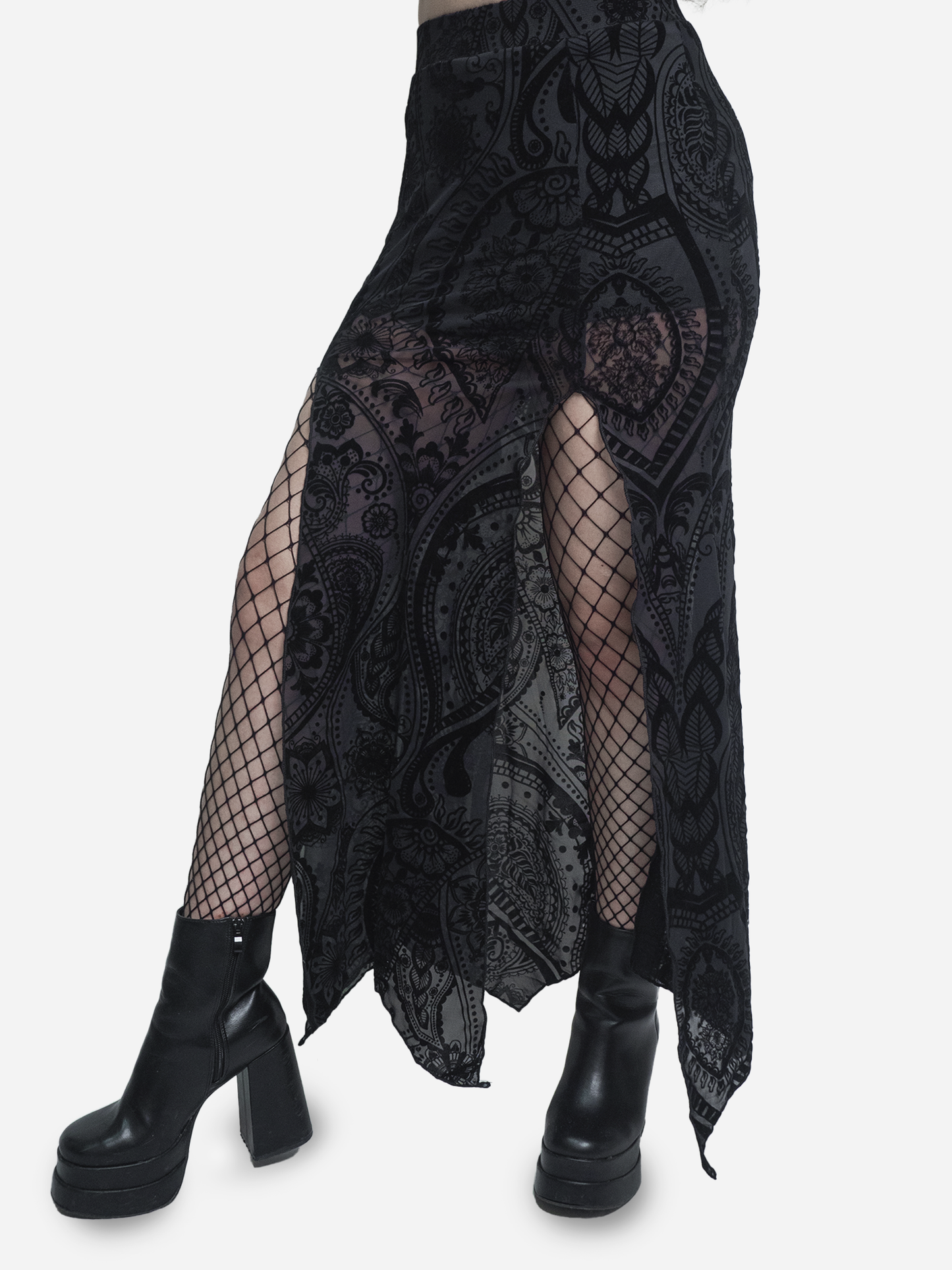 Venomous Split Maxi Skirt