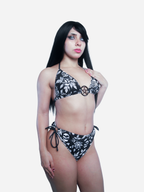 Floral Skull Bikini