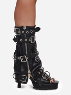 Glamour Industrial Platform Sandals