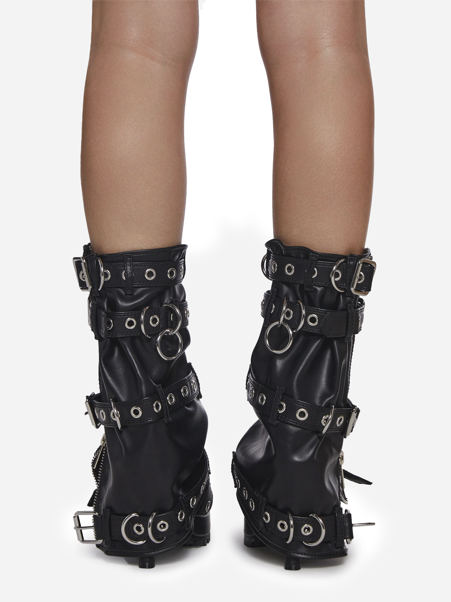 Glamour Industrial Platform Sandals