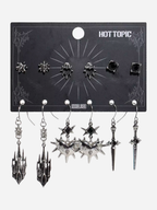 Gothic Castle Spike Earring Set