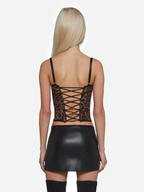Hot Chase Corset Top Leopard