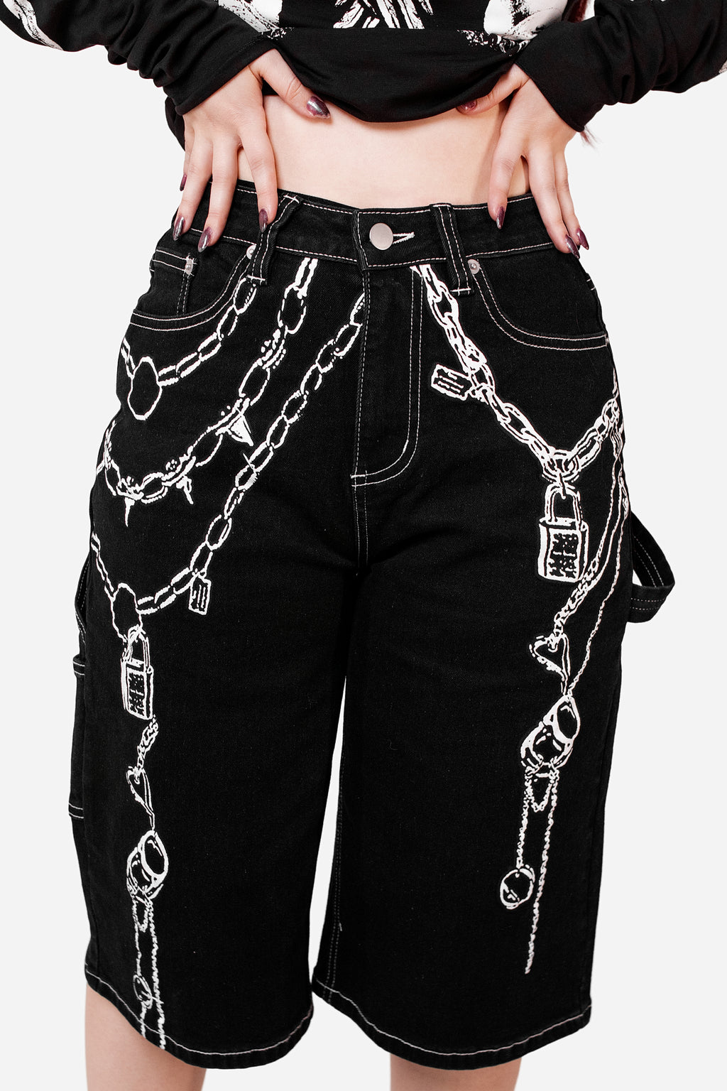 Lockets & Chains Girls Jorts