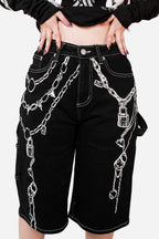 Lockets & Chains Girls Jorts