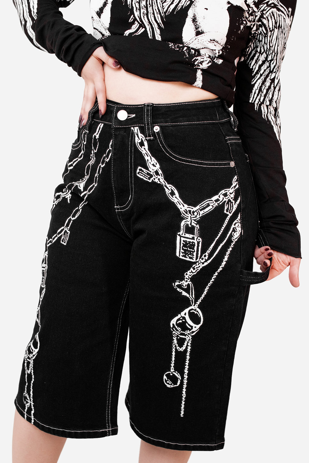 Lockets & Chains Girls Jorts