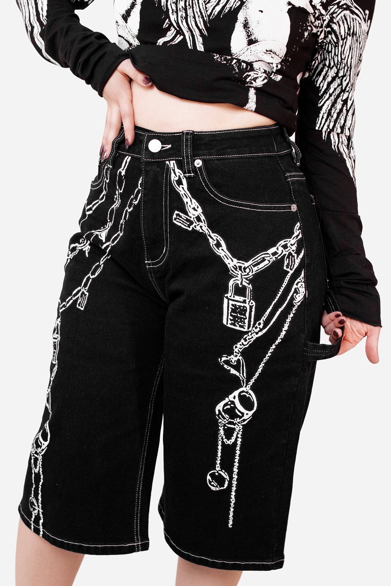Lockets & Chains Girls Jorts