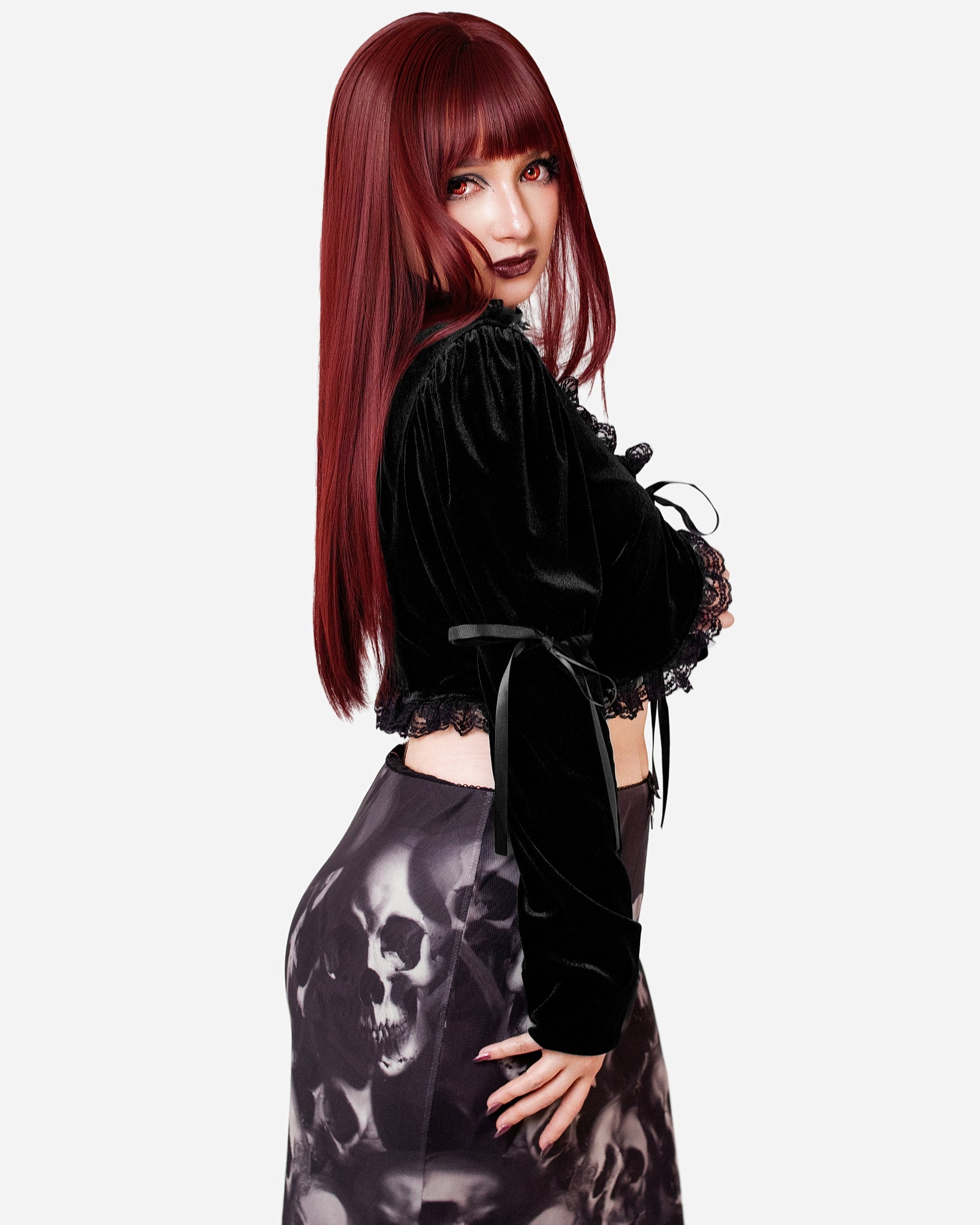 Obsidian Velvet Top