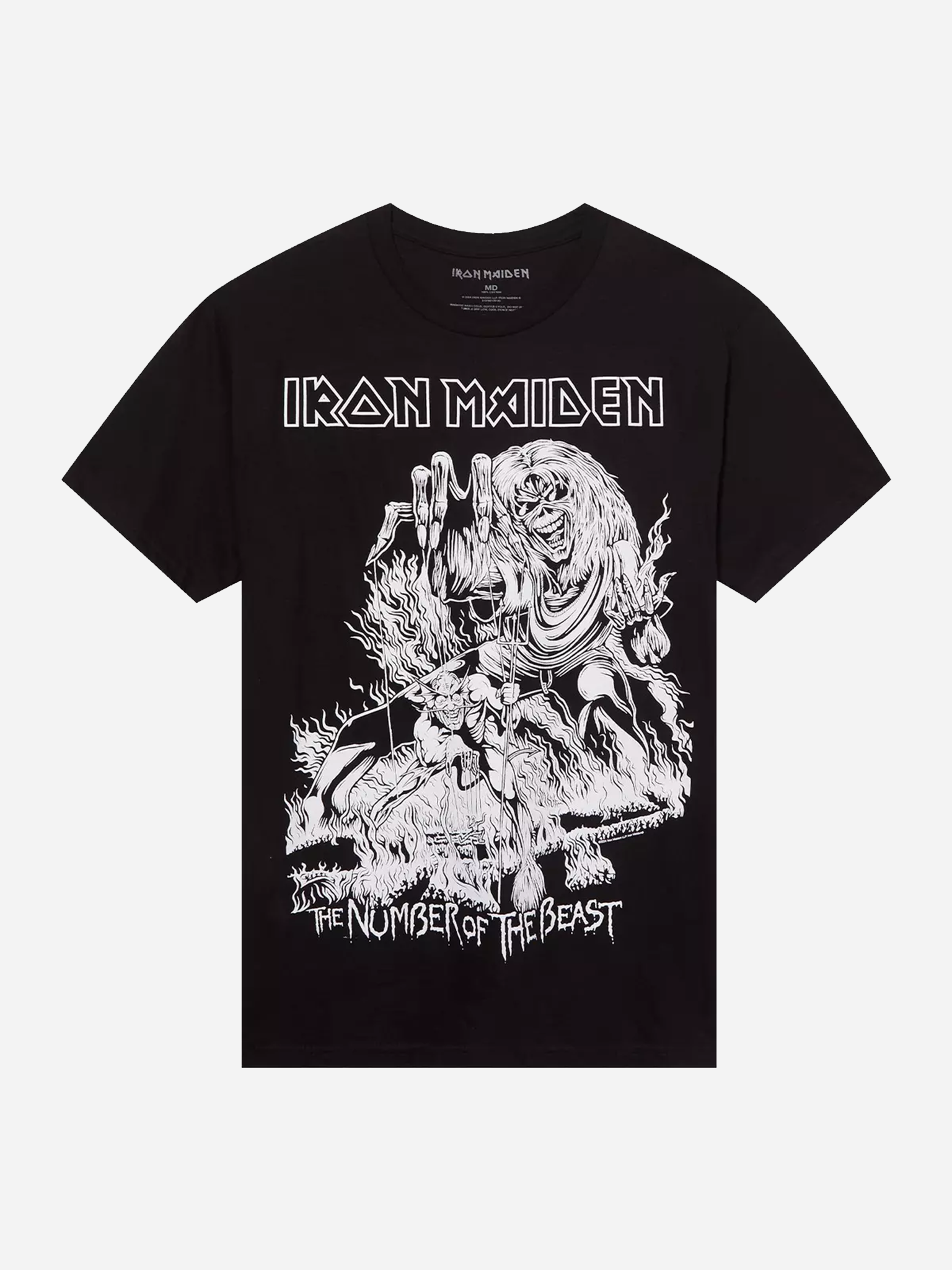 Iron Maiden Number Of The Beast Jumbo Print T-Shirt