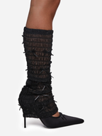 Just Like Me Leg Warmer Pumps