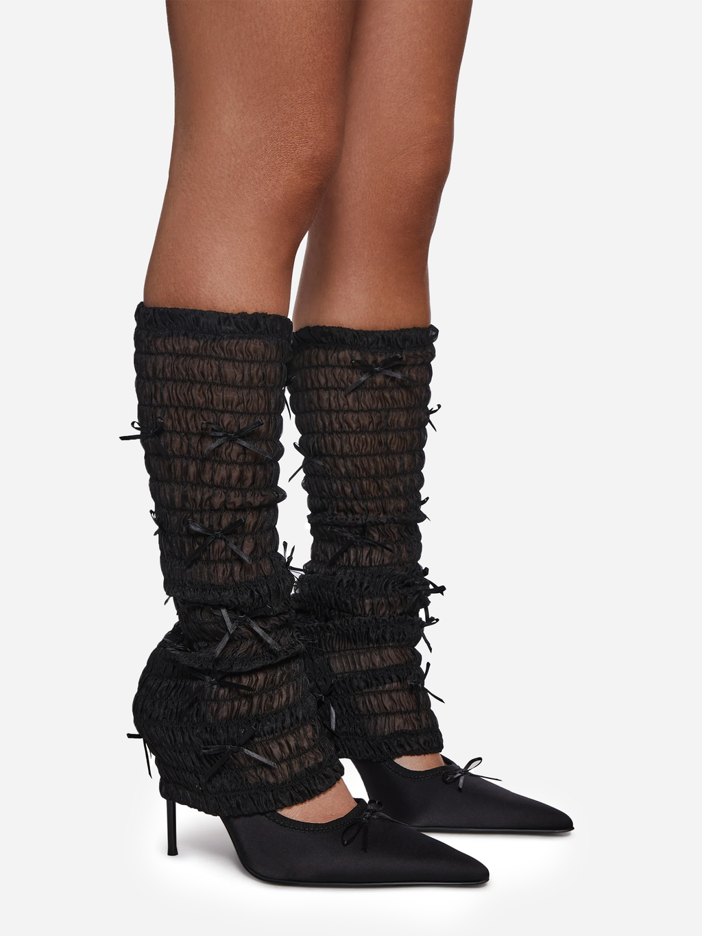 Just Like Me Leg Warmer Pumps