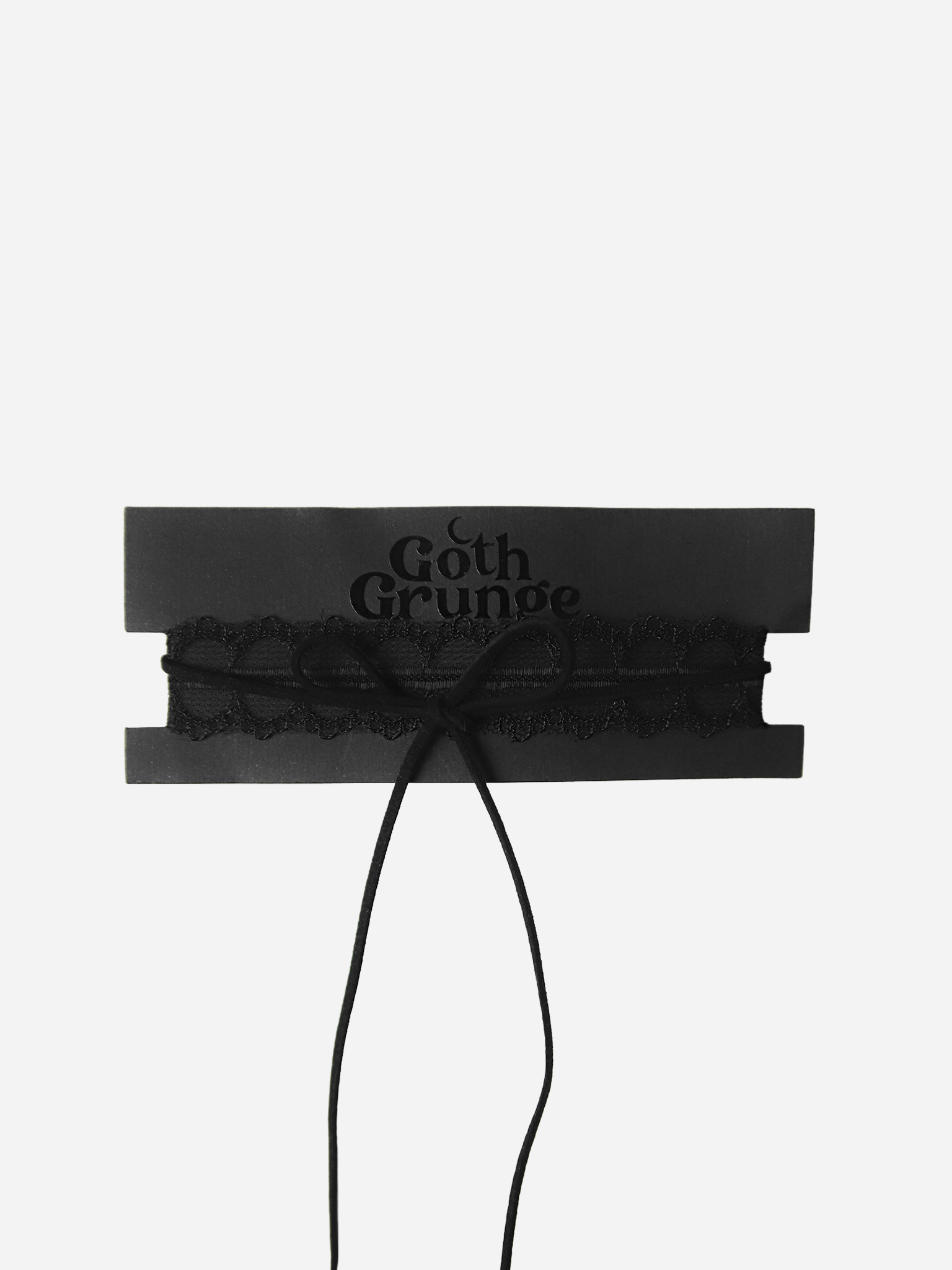 Black Lace Tie Choker