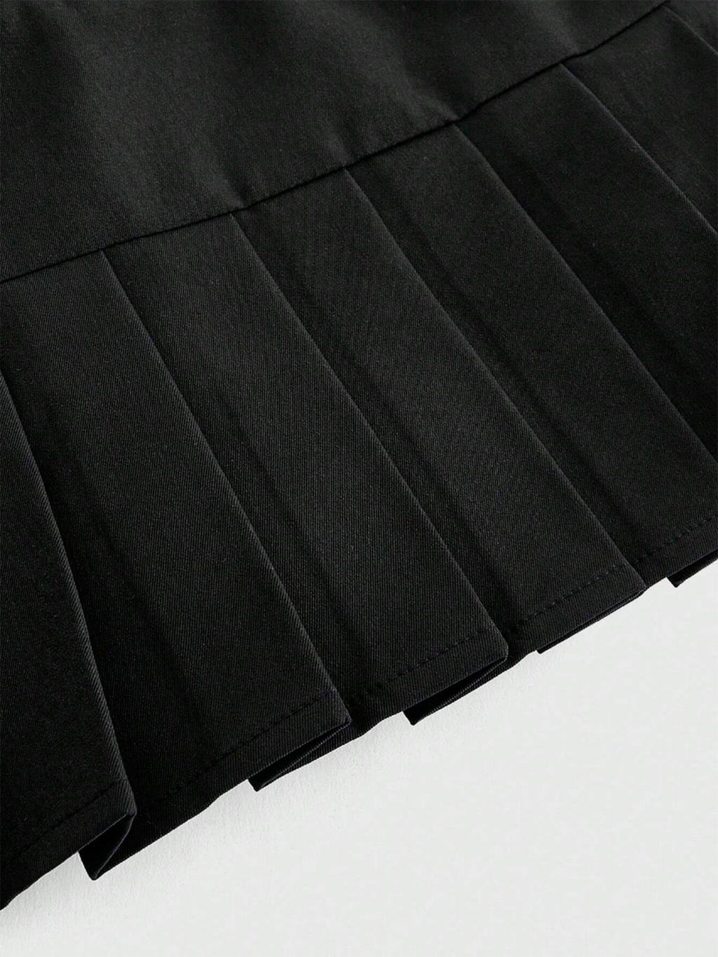 Pleated Micro Skirt