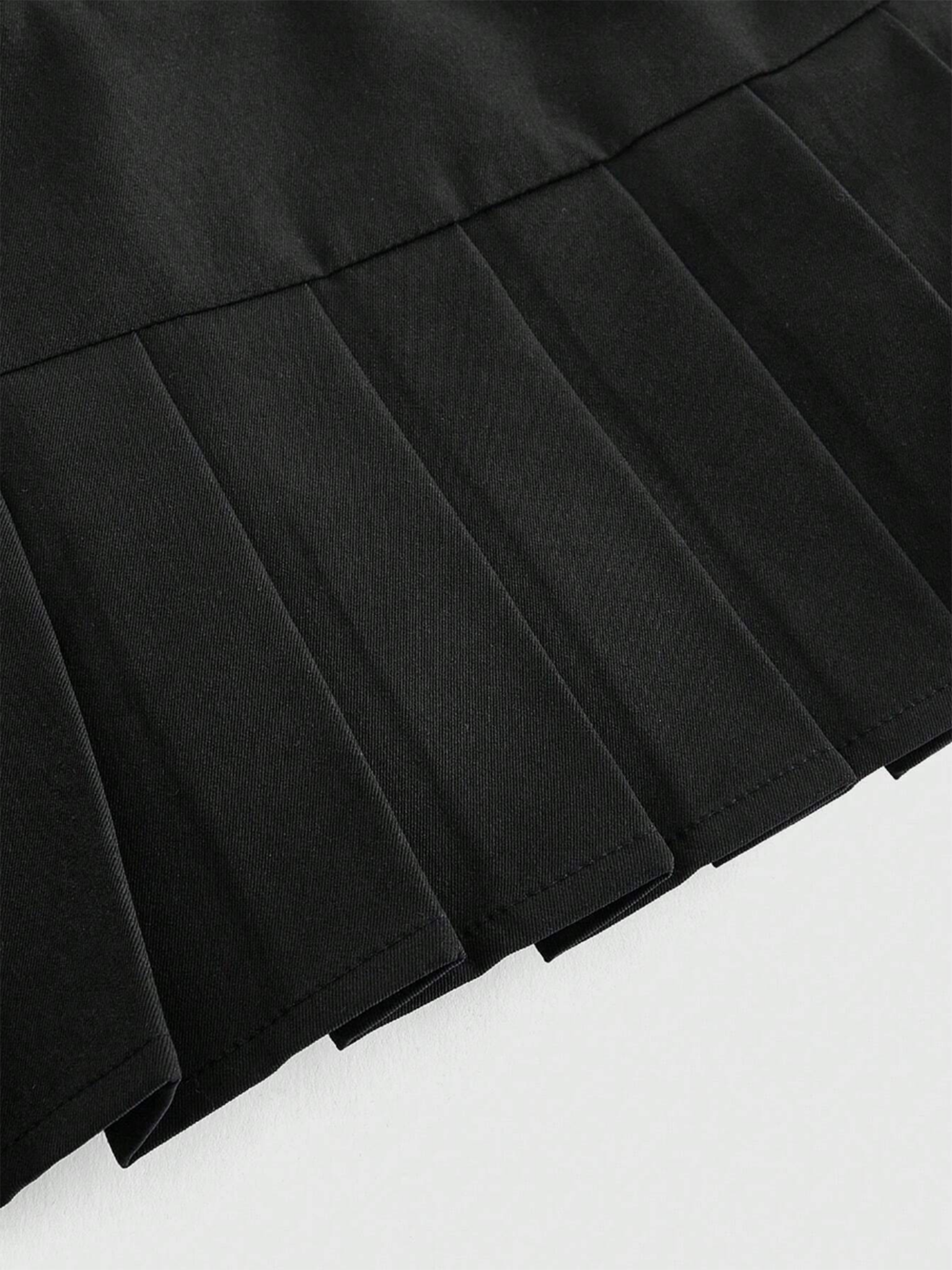 Pleated Micro Skirt