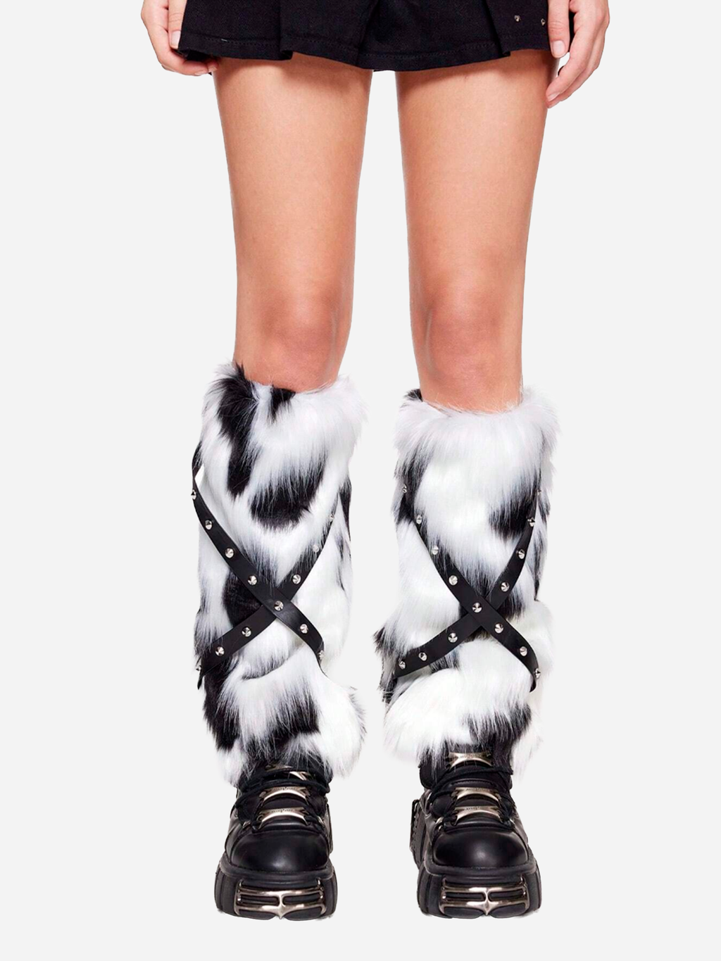 Furry Faux Leg Warmers