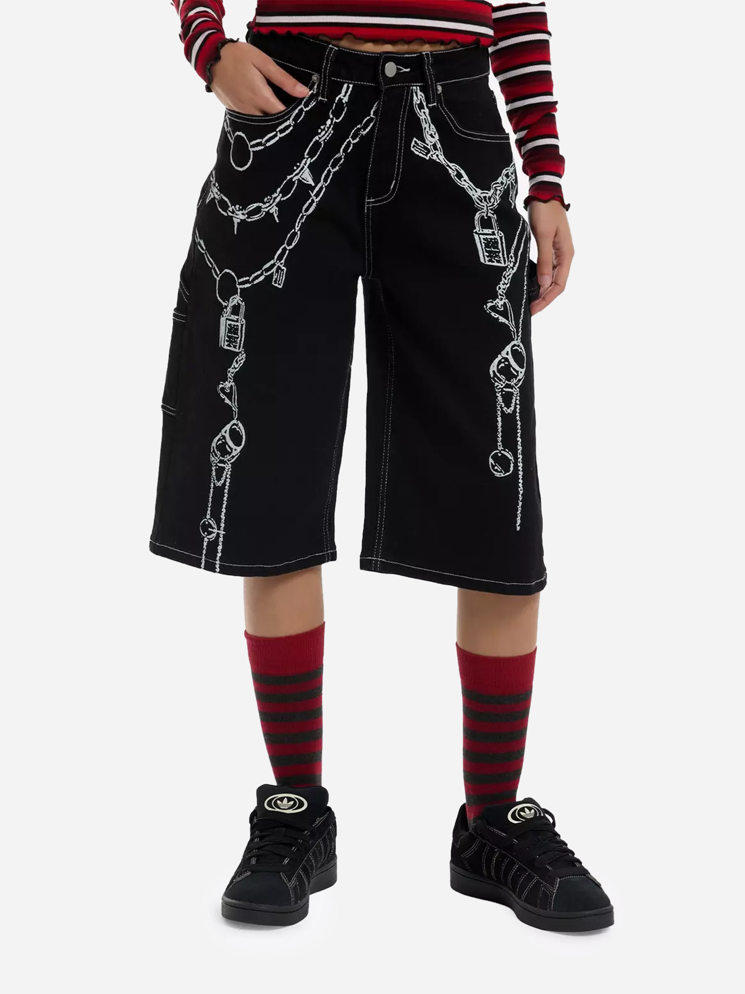 Lockets & Chains Girls Jorts