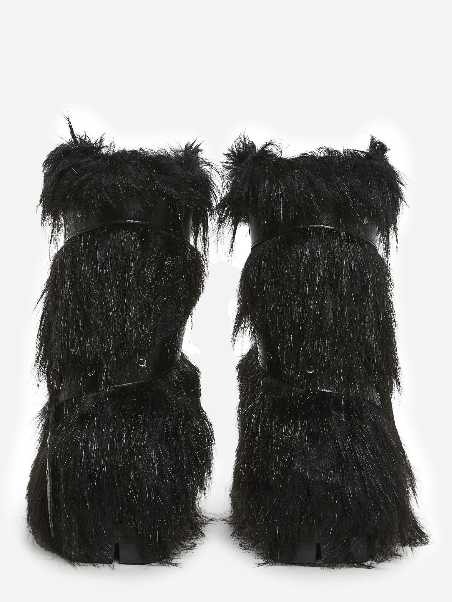 Low Wild Instincts Faux Fur Combat Boots