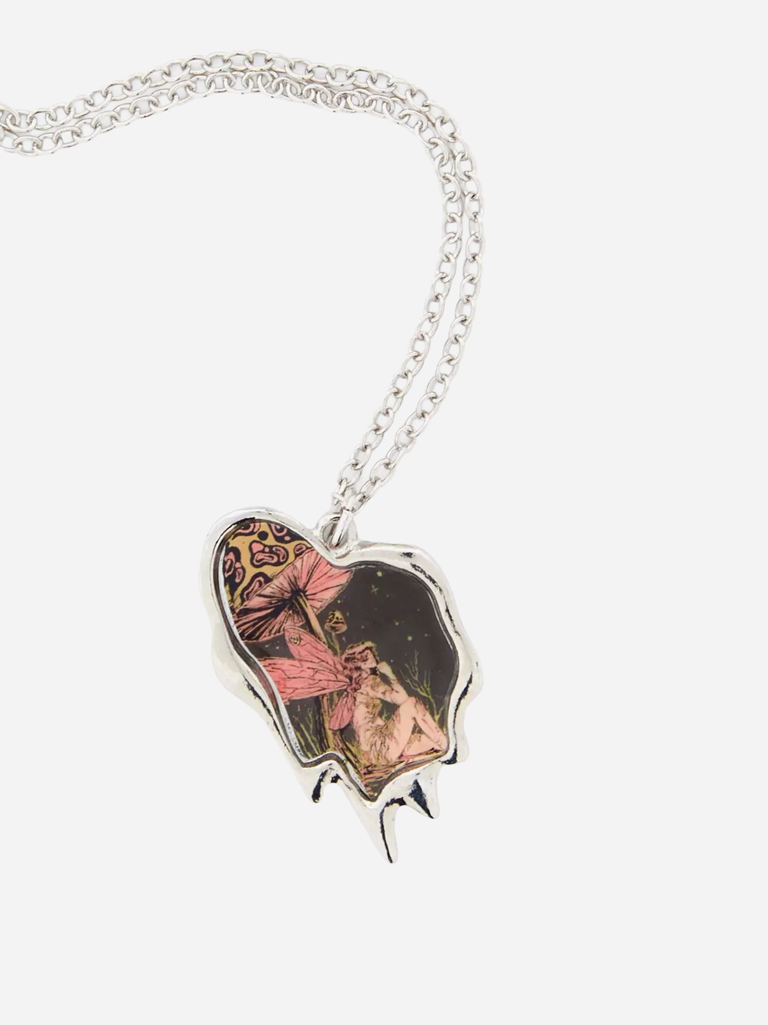 Melanie Martinez Portal Fairy Drippy Heart Necklace