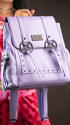 Purple Pentagram Messenger Backpack - Blackcraft Cult
