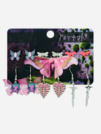 Melanie Martinez Portal Butterfly Fairy Earring Set