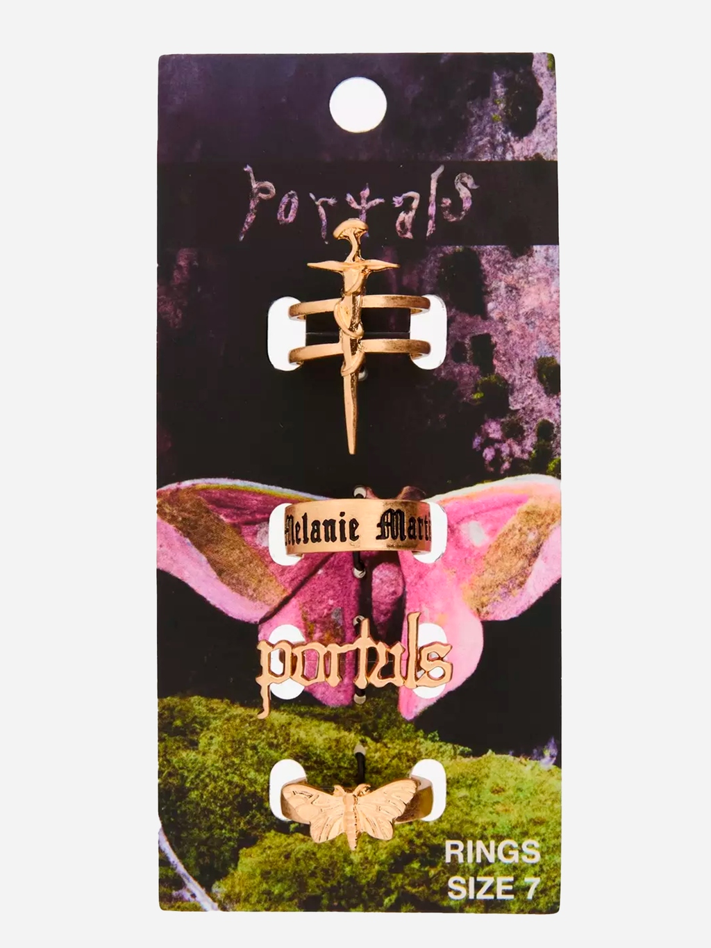 Melanie Martinez Portals Icon Ring Set