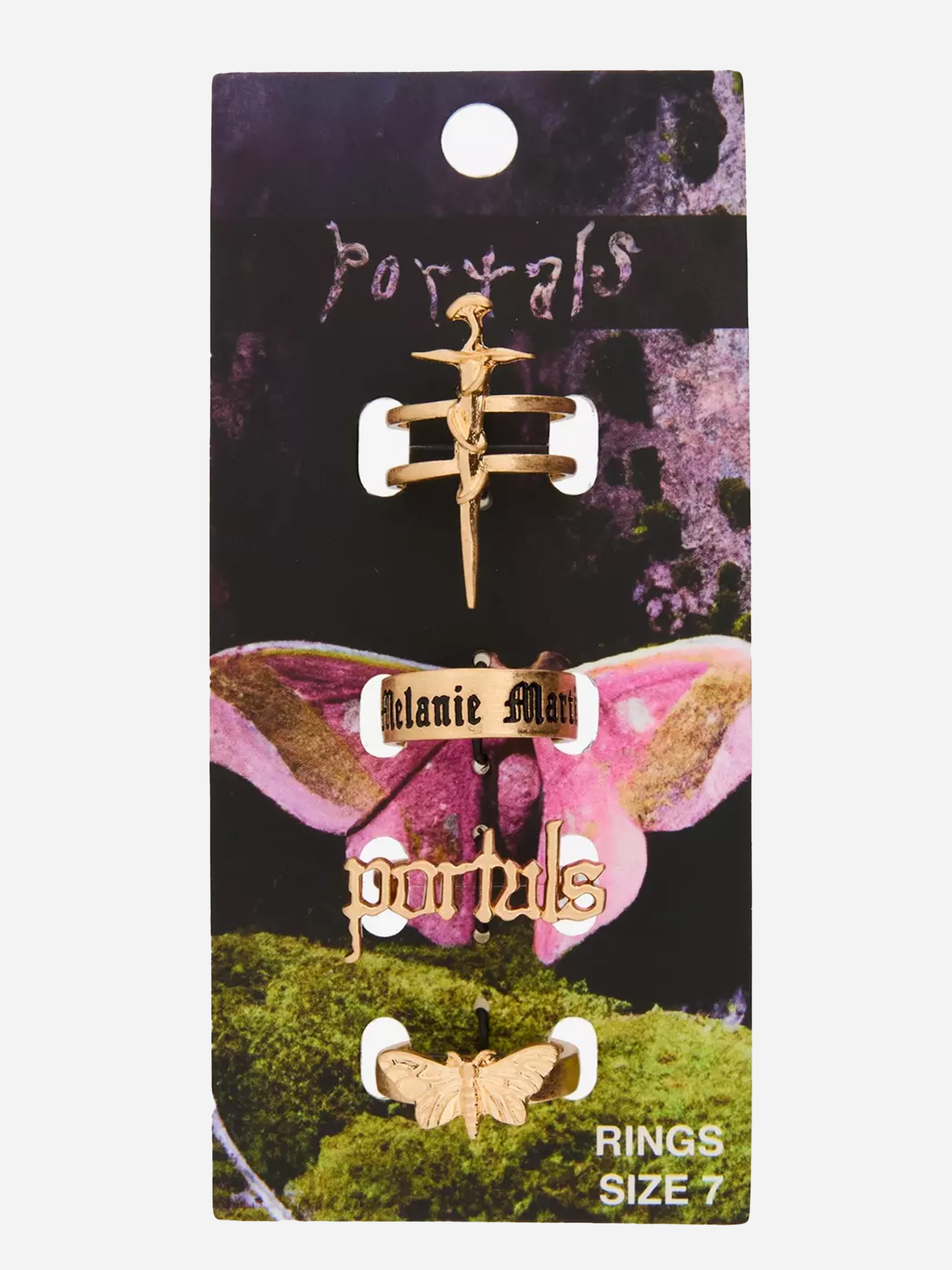 Melanie Martinez Portals Icon Ring Set