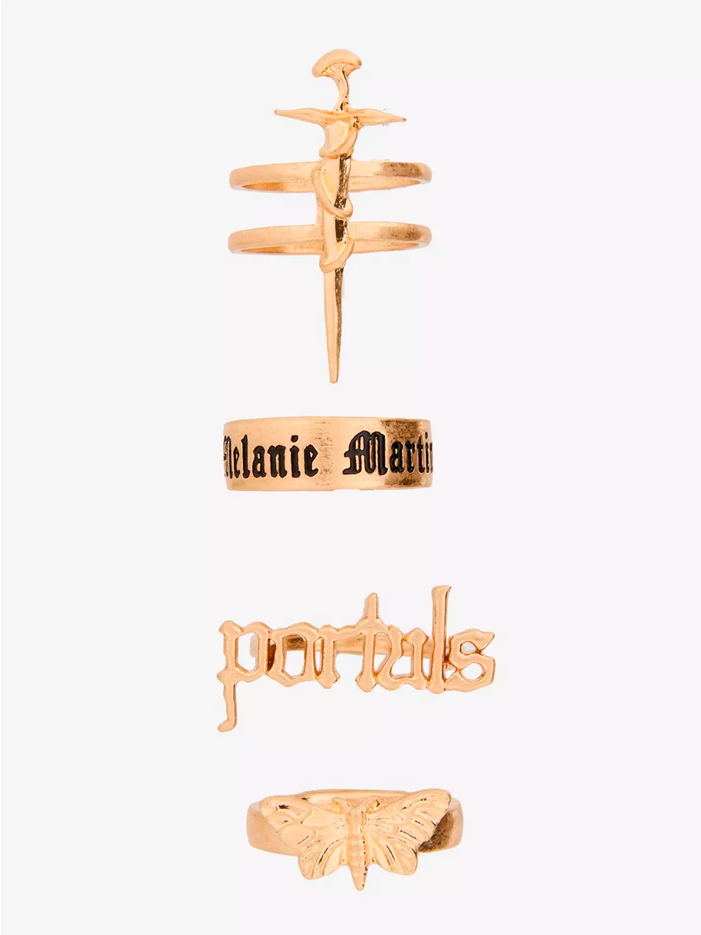 Melanie Martinez Portals Icon Ring Set