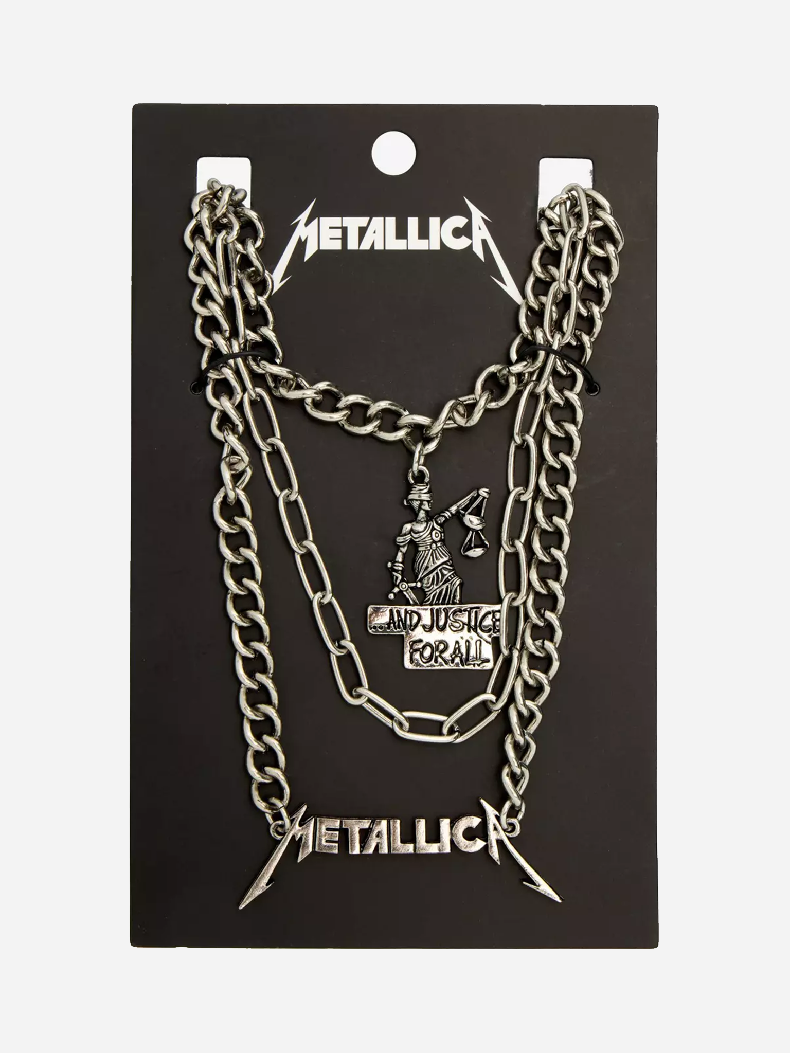 Metallica ...And Justice For All Necklace Set